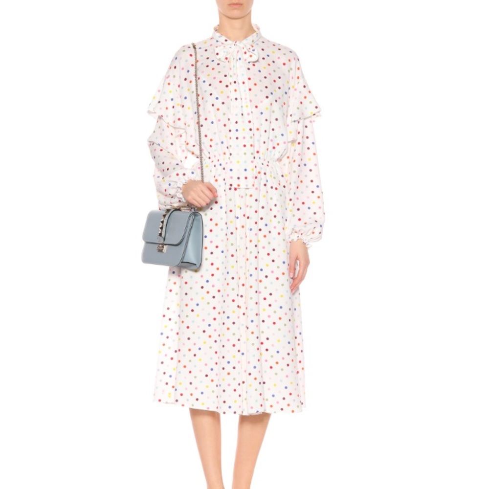 VALENTINO ruffle polka dot dress - Picture 12 of 12